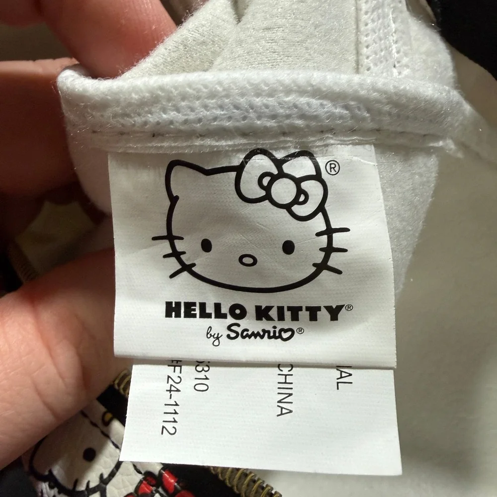 Hello Kitty‎ Mini Backpack Sanrio White Red AOP Zipper